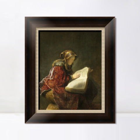 INVIN ART Framed Canvas Art Giclee Print Series#037 by Rembrandt Harmenszoon van Rijn Wall Art Living Room Home Office Decorations