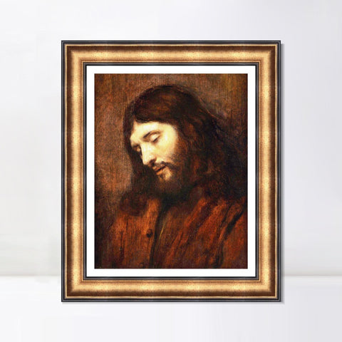 INVIN ART Framed Canvas Art Giclee Print Series#040 by Rembrandt Harmenszoon van Rijn Wall Art Living Room Home Office Decorations