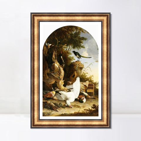 INVIN ART Framed Canvas Art Giclee Print Series#044 by Rembrandt Harmenszoon van Rijn Wall Art Living Room Home Office Decorations