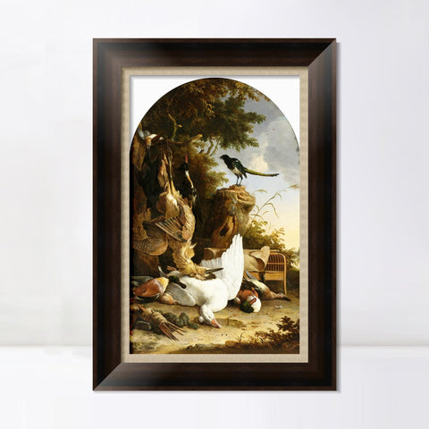 INVIN ART Framed Canvas Art Giclee Print Series#044 by Rembrandt Harmenszoon van Rijn Wall Art Living Room Home Office Decorations