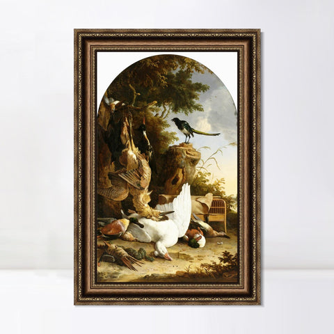 INVIN ART Framed Canvas Art Giclee Print Series#044 by Rembrandt Harmenszoon van Rijn Wall Art Living Room Home Office Decorations