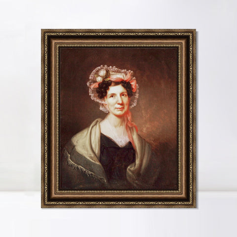 INVIN ART Framed Canvas Art Giclee Print Series#047 by Rembrandt Harmenszoon van Rijn Wall Art Living Room Home Office Decorations