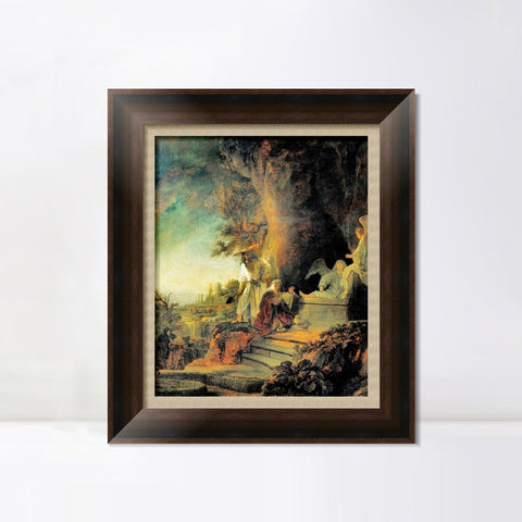 INVIN ART Framed Canvas Art Giclee Print Series#053 by Rembrandt Harmenszoon van Rijn Wall Art Living Room Home Office Decorations