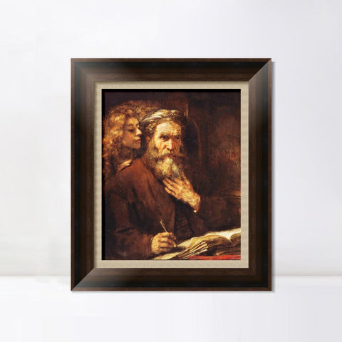 INVIN ART Framed Canvas Art Giclee Print Series#056 by Rembrandt Harmenszoon van Rijn Wall Art Living Room Home Office Decorations