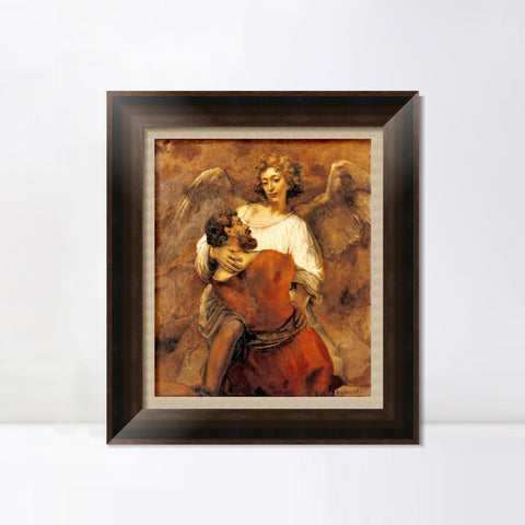 INVIN ART Framed Canvas Art Giclee Print Series#064 by Rembrandt Harmenszoon van Rijn Wall Art Living Room Home Office Decorations