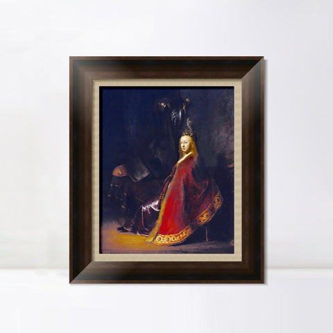 INVIN ART Framed Canvas Art Giclee Print Series#066 by Rembrandt Harmenszoon van Rijn Wall Art Living Room Home Office Decorations