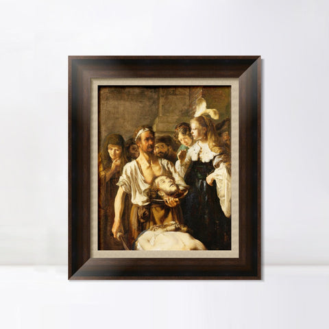 INVIN ART Framed Canvas Art Giclee Print Series#072 by Rembrandt Harmenszoon van Rijn Wall Art Living Room Home Office Decorations