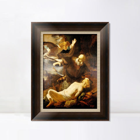 INVIN ART Framed Canvas Art Giclee Print Series#075 by Rembrandt Harmenszoon van Rijn Wall Art Living Room Home Office Decorations