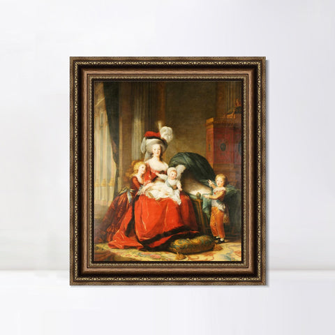 INVIN ART Framed Canvas Art Giclee Print Series#085 by Rembrandt Harmenszoon van Rijn Wall Art Living Room Home Office Decorations