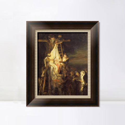 INVIN ART Framed Canvas Art Giclee Print Series#088 by Rembrandt Harmenszoon van Rijn Wall Art Living Room Home Office Decorations