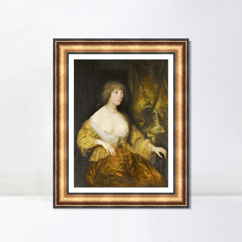 INVIN ART Framed Canvas Art Giclee Print Series#090 by Rembrandt Harmenszoon van Rijn Wall Art Living Room Home Office Decorations