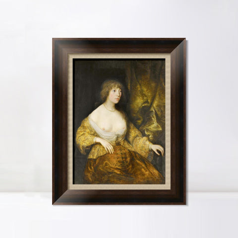 INVIN ART Framed Canvas Art Giclee Print Series#090 by Rembrandt Harmenszoon van Rijn Wall Art Living Room Home Office Decorations