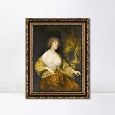 INVIN ART Framed Canvas Art Giclee Print Series#090 by Rembrandt Harmenszoon van Rijn Wall Art Living Room Home Office Decorations