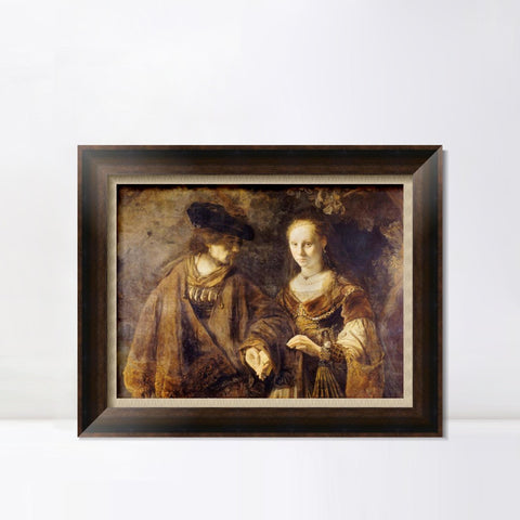 INVIN ART Framed Canvas Art Giclee Print Series#108 by Rembrandt Harmenszoon van Rijn Wall Art Living Room Home Office Decorations