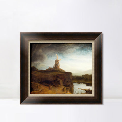 INVIN ART Framed Canvas Art Giclee Print Series#112 by Rembrandt Harmenszoon van Rijn Wall Art Living Room Home Office Decorations