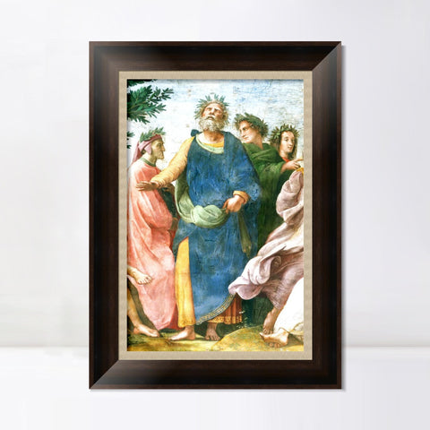 INVIN ART Framed Canvas Art Giclee Print Series#003 by Raphael/Raffaello Sanzio Wall Art Living Room Home Office Decorations