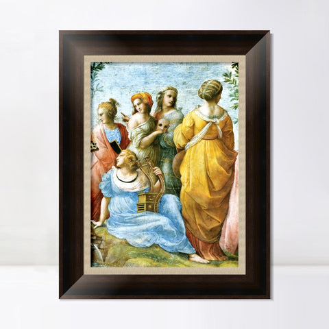 INVIN ART Framed Canvas Art Giclee Print Series#004 by Raphael/Raffaello Sanzio Wall Art Living Room Home Office Decorations