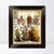 INVIN ART Framed Canvas Art Giclee Print Series#006 by Raphael/Raffaello Sanzio Wall Art Living Room Home Office Decorations