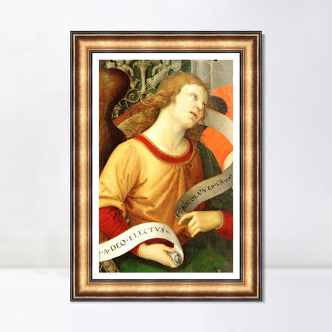 INVIN ART Framed Canvas Art Giclee Print Series#009 by Raphael/Raffaello Sanzio Wall Art Living Room Home Office Decorations