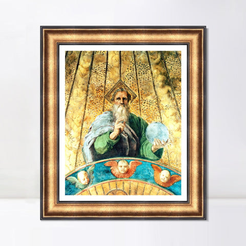 INVIN ART Framed Canvas Art Giclee Print Series#018 by Raphael/Raffaello Sanzio Wall Art Living Room Home Office Decorations