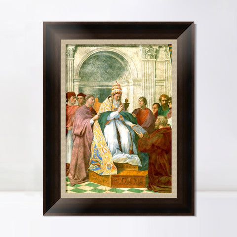 INVIN ART Framed Canvas Art Giclee Print Series#019 by Raphael/Raffaello Sanzio Wall Art Living Room Home Office Decorations