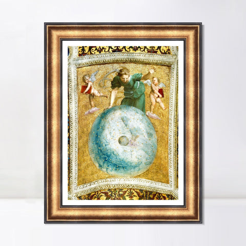 INVIN ART Framed Canvas Art Giclee Print Series#021 by Raphael/Raffaello Sanzio Wall Art Living Room Home Office Decorations