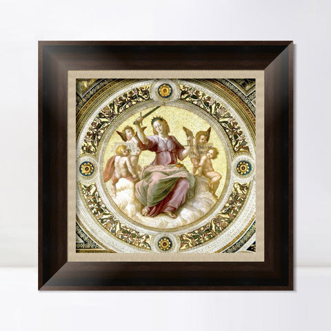 INVIN ART Framed Canvas Art Giclee Print Series#022 by Raphael/Raffaello Sanzio Wall Art Living Room Home Office Decorations