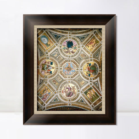 INVIN ART Framed Canvas Art Giclee Print Series#024 by Raphael/Raffaello Sanzio Wall Art Living Room Home Office Decorations