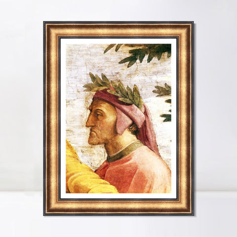 INVIN ART Framed Canvas Art Giclee Print Series#025 by Raphael/Raffaello Sanzio Wall Art Living Room Home Office Decorations