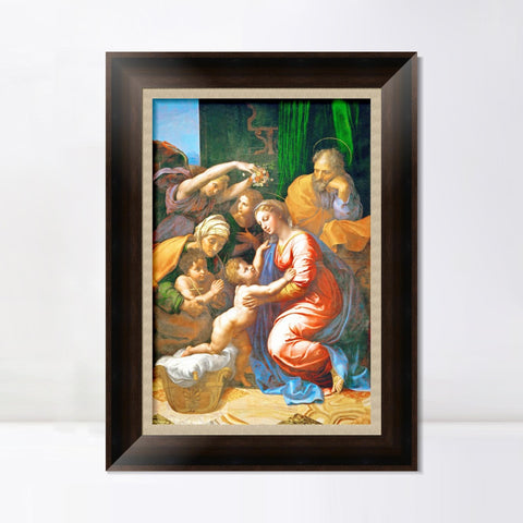 INVIN ART Framed Canvas Art Giclee Print Series#026 by Raphael/Raffaello Sanzio Wall Art Living Room Home Office Decorations