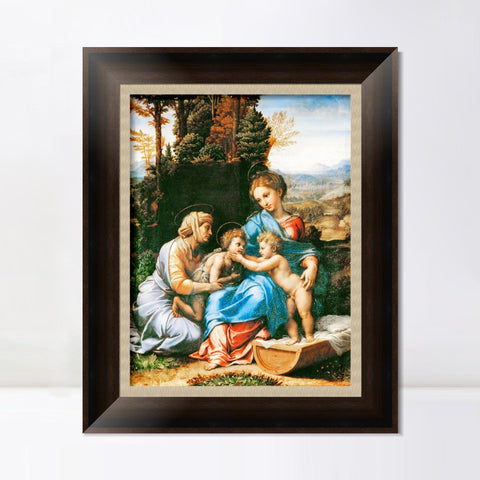 INVIN ART Framed Canvas Art Giclee Print Series#038 by Raphael/Raffaello Sanzio Wall Art Living Room Home Office Decorations