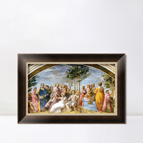 INVIN ART Framed Canvas Art Giclee Print Series#040 by Raphael/Raffaello Sanzio Wall Art Living Room Home Office Decorations