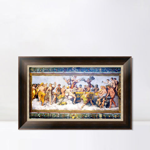 INVIN ART Framed Canvas Art Giclee Print Series#042 by Raphael/Raffaello Sanzio Wall Art Living Room Home Office Decorations
