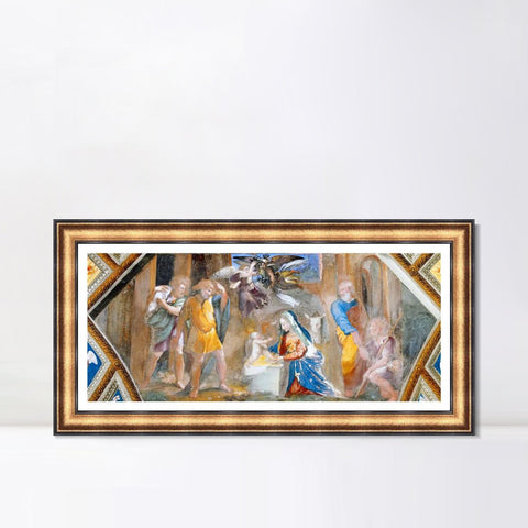 INVIN ART Framed Canvas Art Giclee Print Series#047 by Raphael/Raffaello Sanzio Wall Art Living Room Home Office Decorations