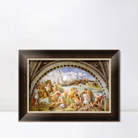 INVIN ART Framed Canvas Art Giclee Print Series#049 by Raphael/Raffaello Sanzio Wall Art Living Room Home Office Decorations
