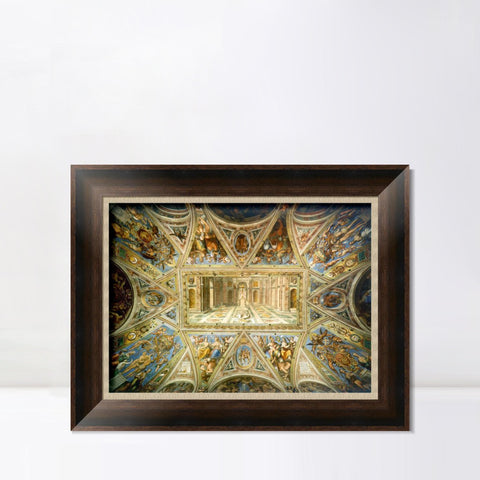 INVIN ART Framed Canvas Art Giclee Print Series#051 by Raphael/Raffaello Sanzio Wall Art Living Room Home Office Decorations