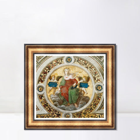 INVIN ART Framed Canvas Art Giclee Print Series#060 by Raphael/Raffaello Sanzio Wall Art Living Room Home Office Decorations