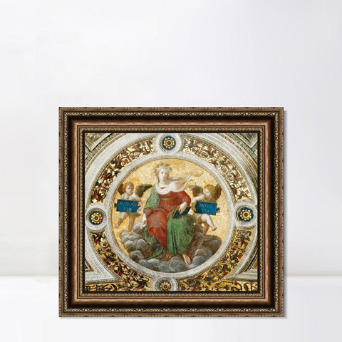 INVIN ART Framed Canvas Art Giclee Print Series#060 by Raphael/Raffaello Sanzio Wall Art Living Room Home Office Decorations