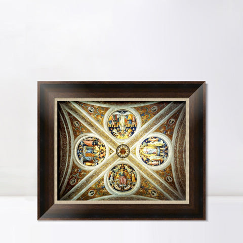 INVIN ART Framed Canvas Art Giclee Print Series#061 by Raphael/Raffaello Sanzio Wall Art Living Room Home Office Decorations