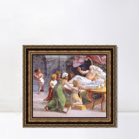 INVIN ART Framed Canvas Art Giclee Print Series#063 by Raphael/Raffaello Sanzio Wall Art Living Room Home Office Decorations