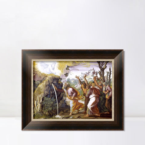 INVIN ART Framed Canvas Art Giclee Print Series#070 by Raphael/Raffaello Sanzio Wall Art Living Room Home Office Decorations