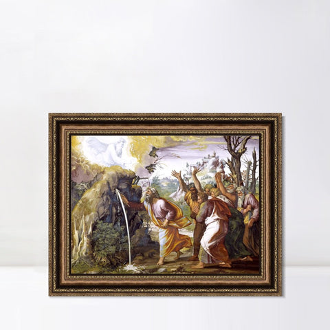 INVIN ART Framed Canvas Art Giclee Print Series#070 by Raphael/Raffaello Sanzio Wall Art Living Room Home Office Decorations