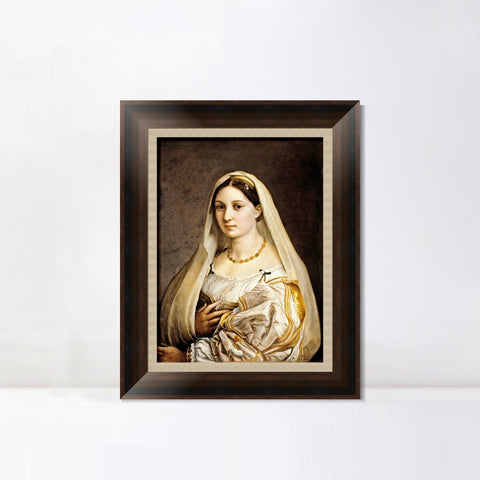 INVIN ART Framed Canvas Art Giclee Print Series#075 by Raphael/Raffaello Sanzio Wall Art Living Room Home Office Decorations