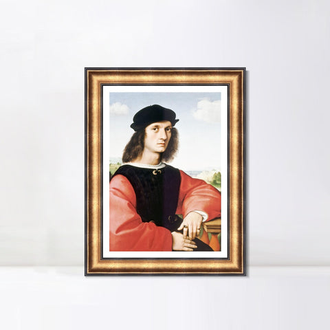 INVIN ART Framed Canvas Art Giclee Print Series#078 by Raphael/Raffaello Sanzio Wall Art Living Room Home Office Decorations