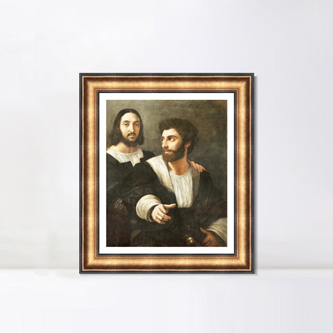 INVIN ART Framed Canvas Art Giclee Print Series#085 by Raphael/Raffaello Sanzio Wall Art Living Room Home Office Decorations