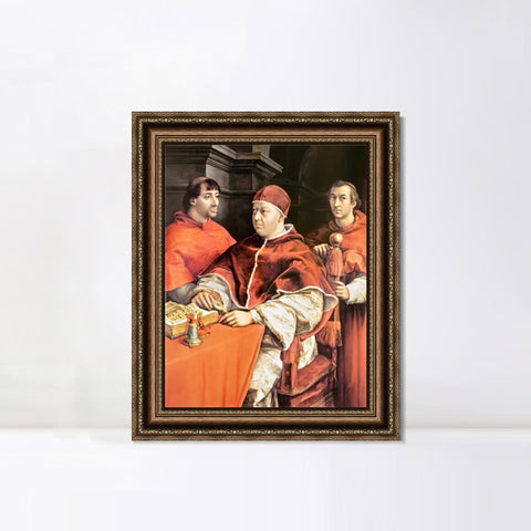 INVIN ART Framed Canvas Art Giclee Print Series#088 by Raphael/Raffaello Sanzio Wall Art Living Room Home Office Decorations