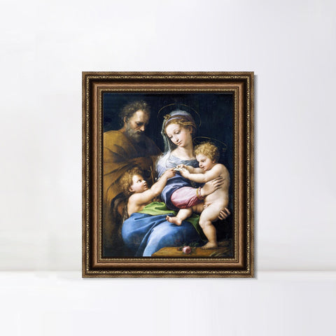 INVIN ART Framed Canvas Art Giclee Print Series#093 by Raphael/Raffaello Sanzio Wall Art Living Room Home Office Decorations