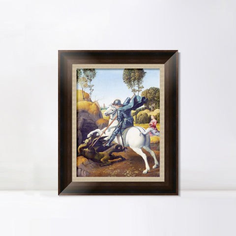 INVIN ART Framed Canvas Art Giclee Print Series#098 by Raphael/Raffaello Sanzio Wall Art Living Room Home Office Decorations