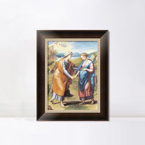 INVIN ART Framed Canvas Art Giclee Print Series#099 by Raphael/Raffaello Sanzio Wall Art Living Room Home Office Decorations