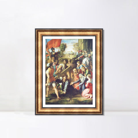 INVIN ART Framed Canvas Art Giclee Print Series#100 by Raphael/Raffaello Sanzio Wall Art Living Room Home Office Decorations